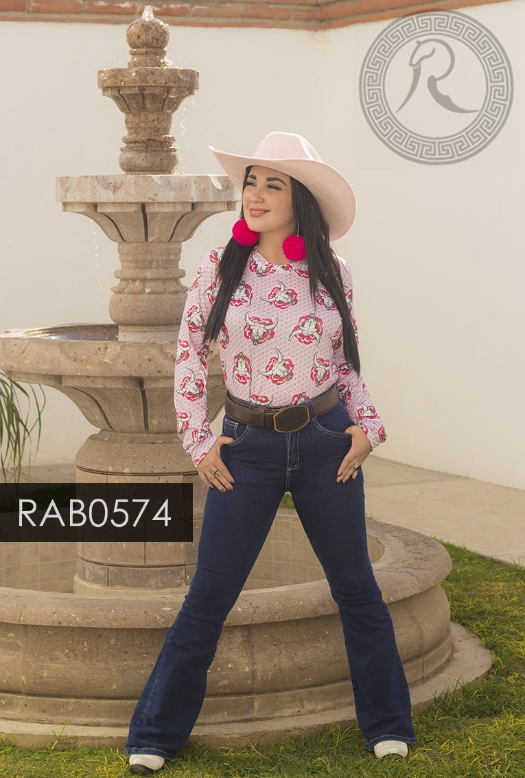 BLUSA MANGA LARGA PARA: DAMA, NIÑA - RAB0574